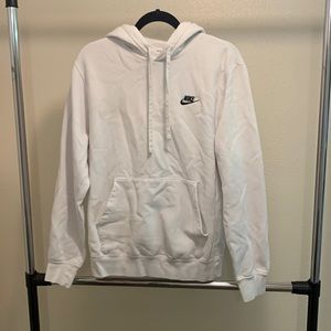 white nike hoodie